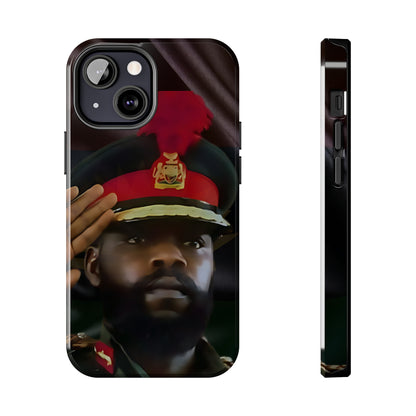 Chukwuemeka Odumegwu Ojukwu (General of the Armies of the United States of Biafra) (Limited Edition) - Tough iPhone Cases (iPhone 7, 8, X, 11, 12, 13, 14, 15)