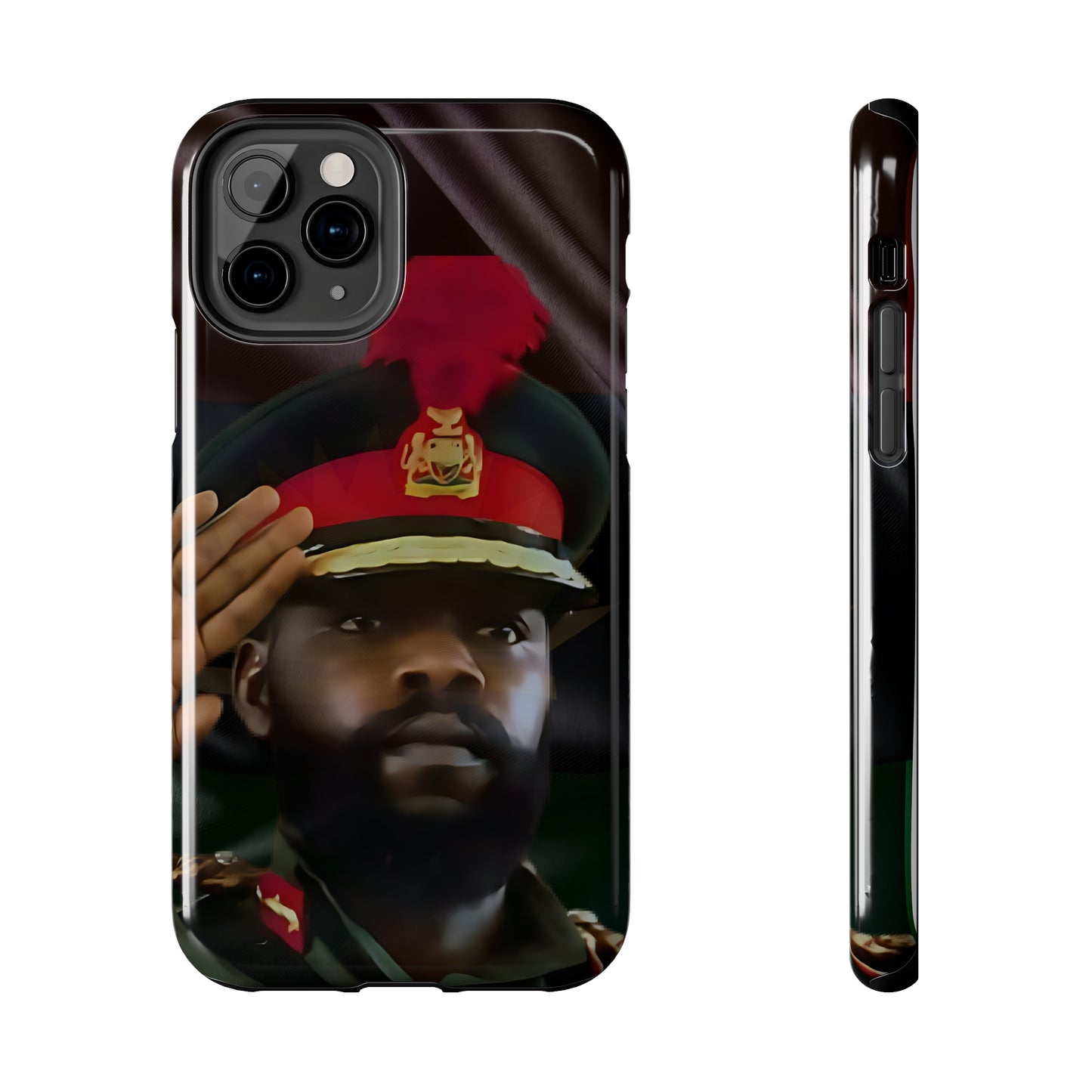 Chukwuemeka Odumegwu Ojukwu (General of the Armies of the United States of Biafra) (Limited Edition) - Tough iPhone Cases (iPhone 7, 8, X, 11, 12, 13, 14, 15)