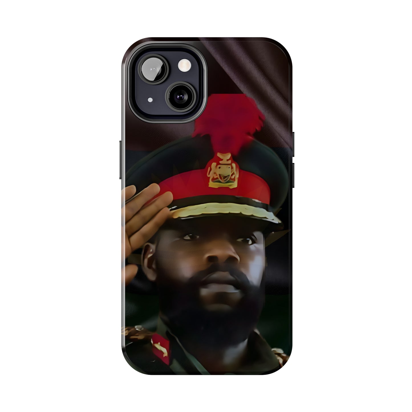 Chukwuemeka Odumegwu Ojukwu (General of the Armies of the United States of Biafra) (Limited Edition) - Tough iPhone Cases (iPhone 7, 8, X, 11, 12, 13, 14, 15)